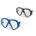 Intex 55974E Swim Mask, Polycarbonate Lens, Thermoplastic Rubber Frame, Translucent 55977E